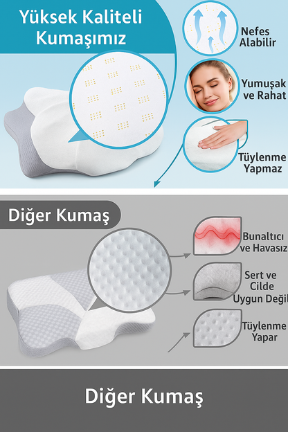Boyun ve Sırt Agrıları İçin Ergonomik Yastık